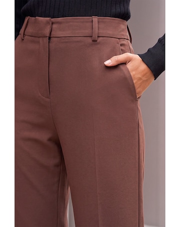 Roman Short Bootcut Stretch Trousers