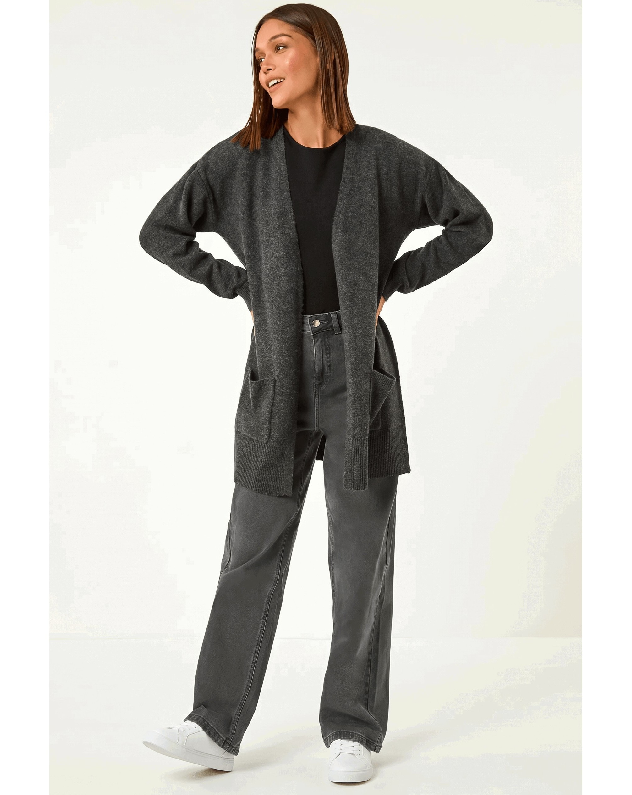 Roman Soft Knit Longline Cardigan