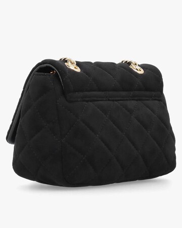 Valentino Bags Small Quilted Ocarina Black Suedette Shoulder Bag