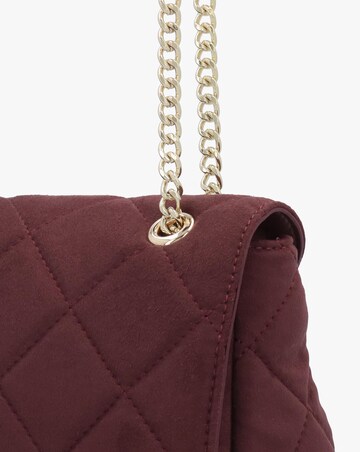 Valentino Bags Large Quilted Ocarina Burgundy Suedette Satchel Bag