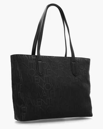 Valentino Bags Gynevra Monogram Black Shopper Bag