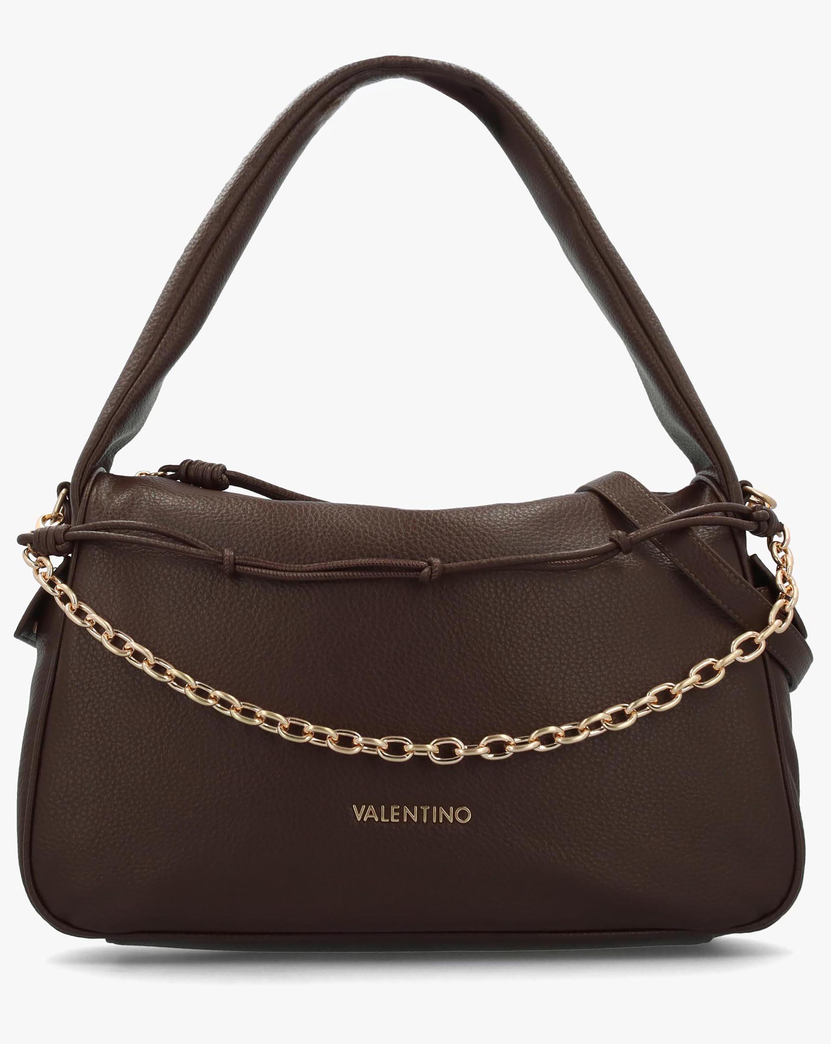 Valentino Bags Saphira Brown Hobo Bag