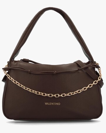 Valentino Bags Saphira Brown Hobo Bag