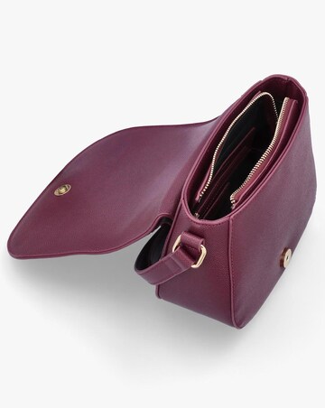Valentino Bags Super Flap Bordeaux Satchel Bag