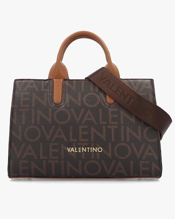 Valentino Bags Regina Monogram Brown Tote Bag