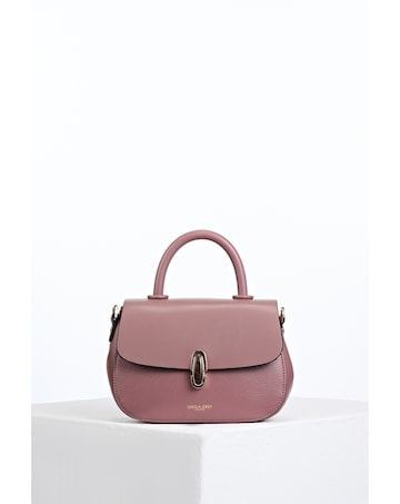 Luella Grey Delia Pecan Top Handle Crossbody