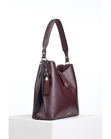Luella Grey Andrea Black Cherry Hobo
