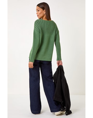 Roman Yoke Stitch Detail Jumper