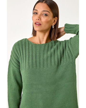 Roman Yoke Stitch Detail Jumper