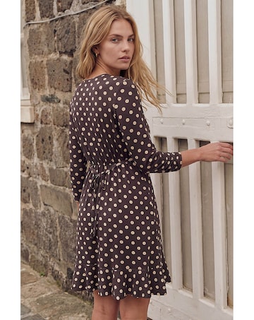 Roman Polka Dot Frill Dress
