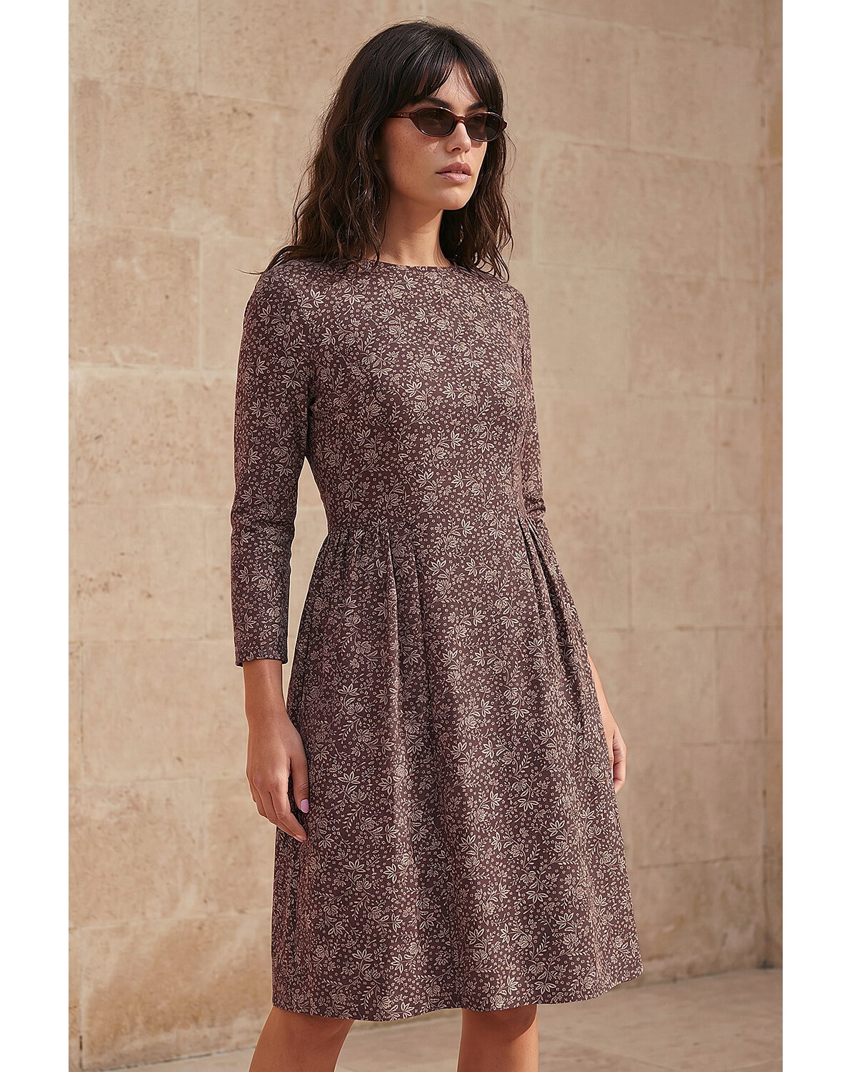 Roman Side Detail Short Dress