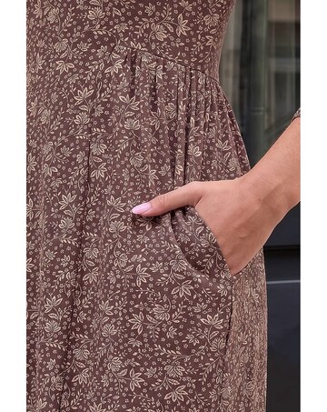 Roman Side Detail Short Dress