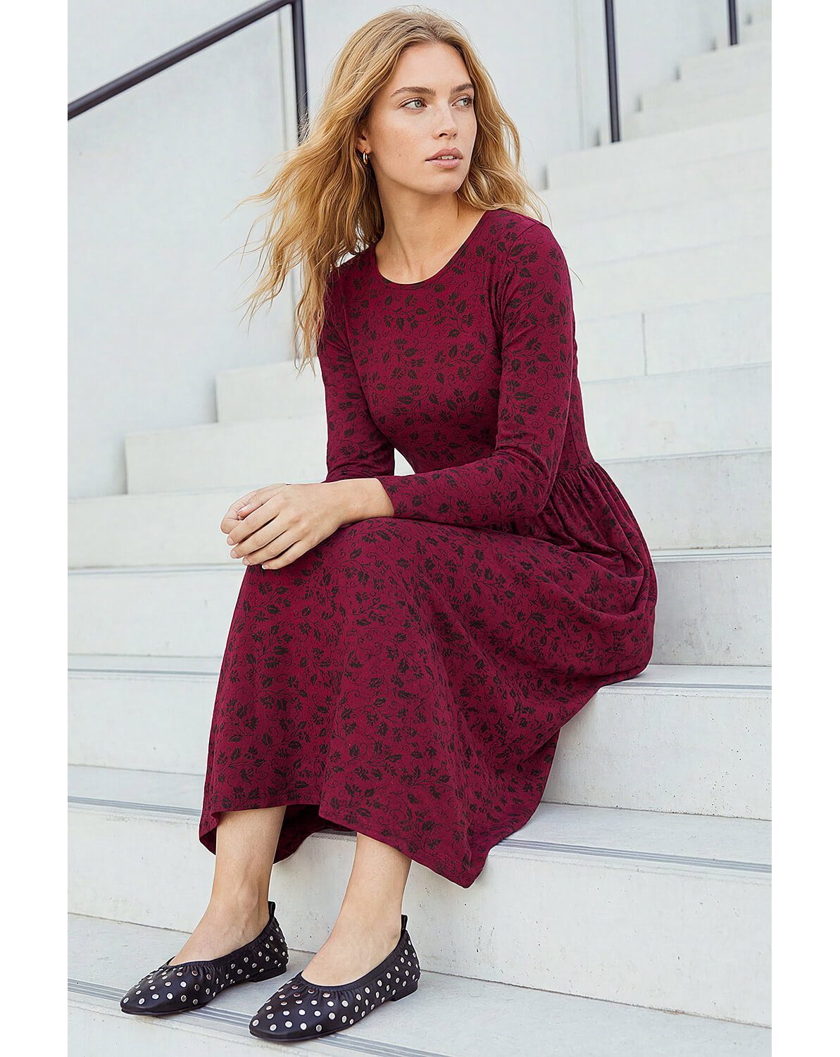 Roman Printed Pocket Dress
