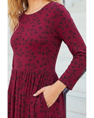 Roman Printed Pocket Dress