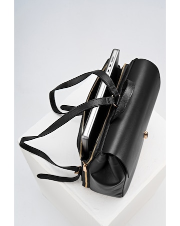 Luella Grey Casey Black Laptop Backpack