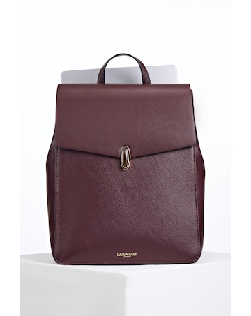 Luella Grey Casey Black Cherry Laptop Backpack