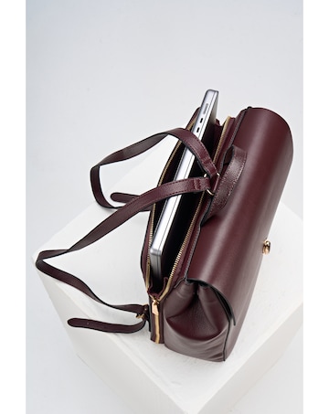 Luella Grey Casey Black Cherry Laptop Backpack