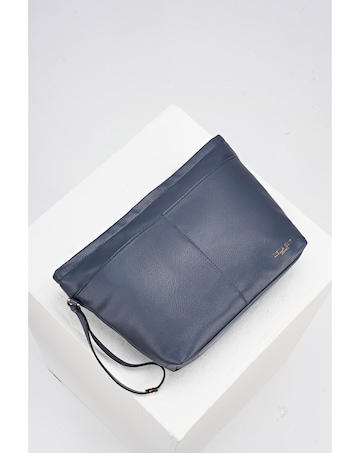 Luella Grey Saskia Denim Blue Woven Tote