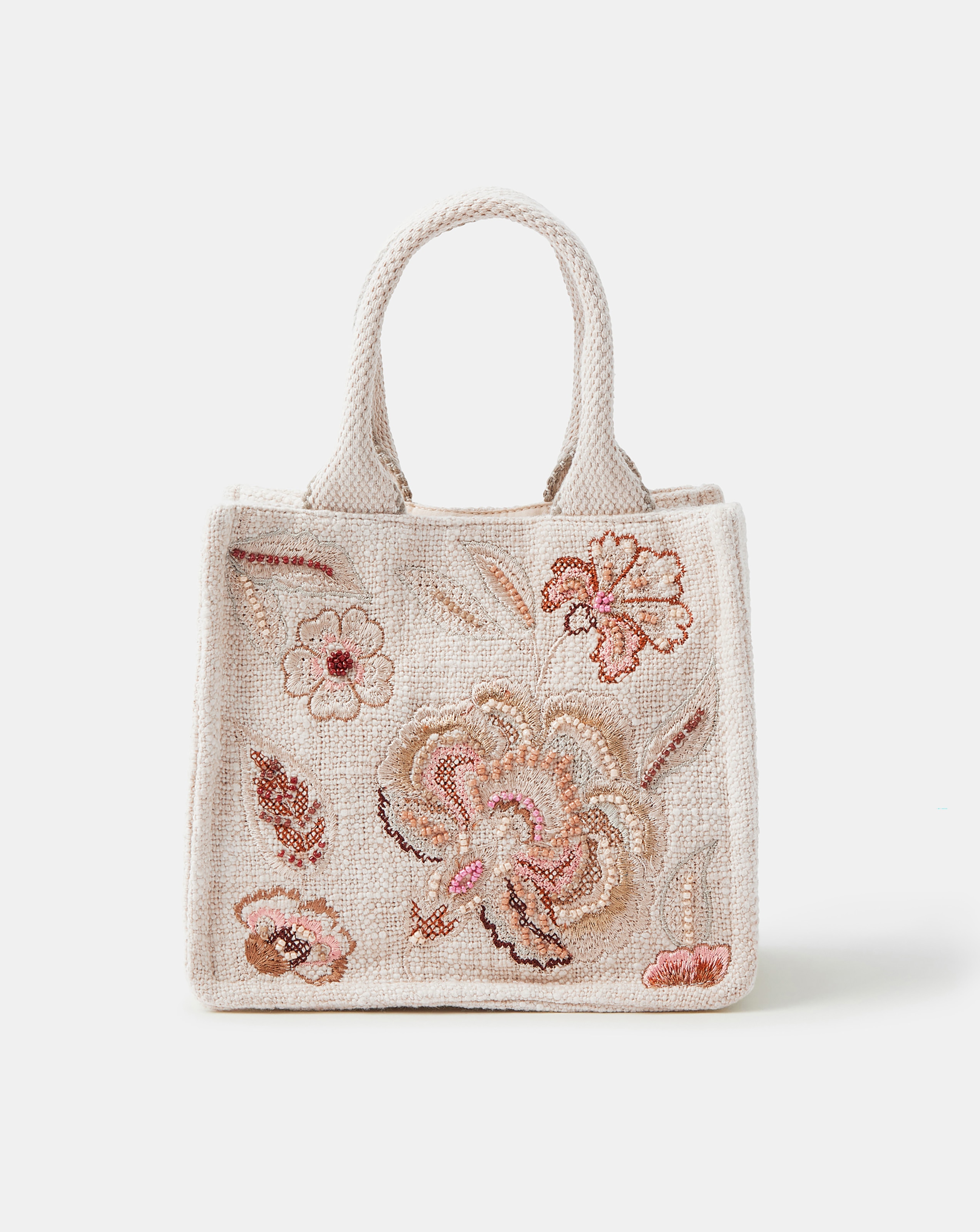 Accessorize Embroidered Handheld Bag
