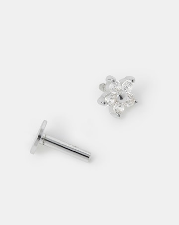 Accessorize Flower Flatback Stud