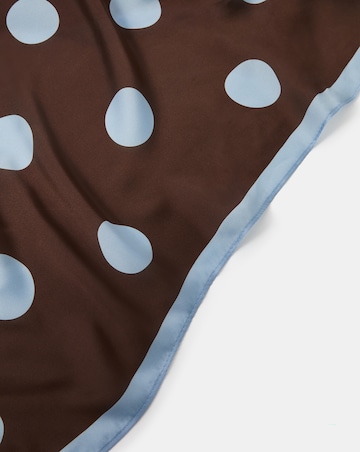 Accessorize Polka Dot Square Satin Scarf