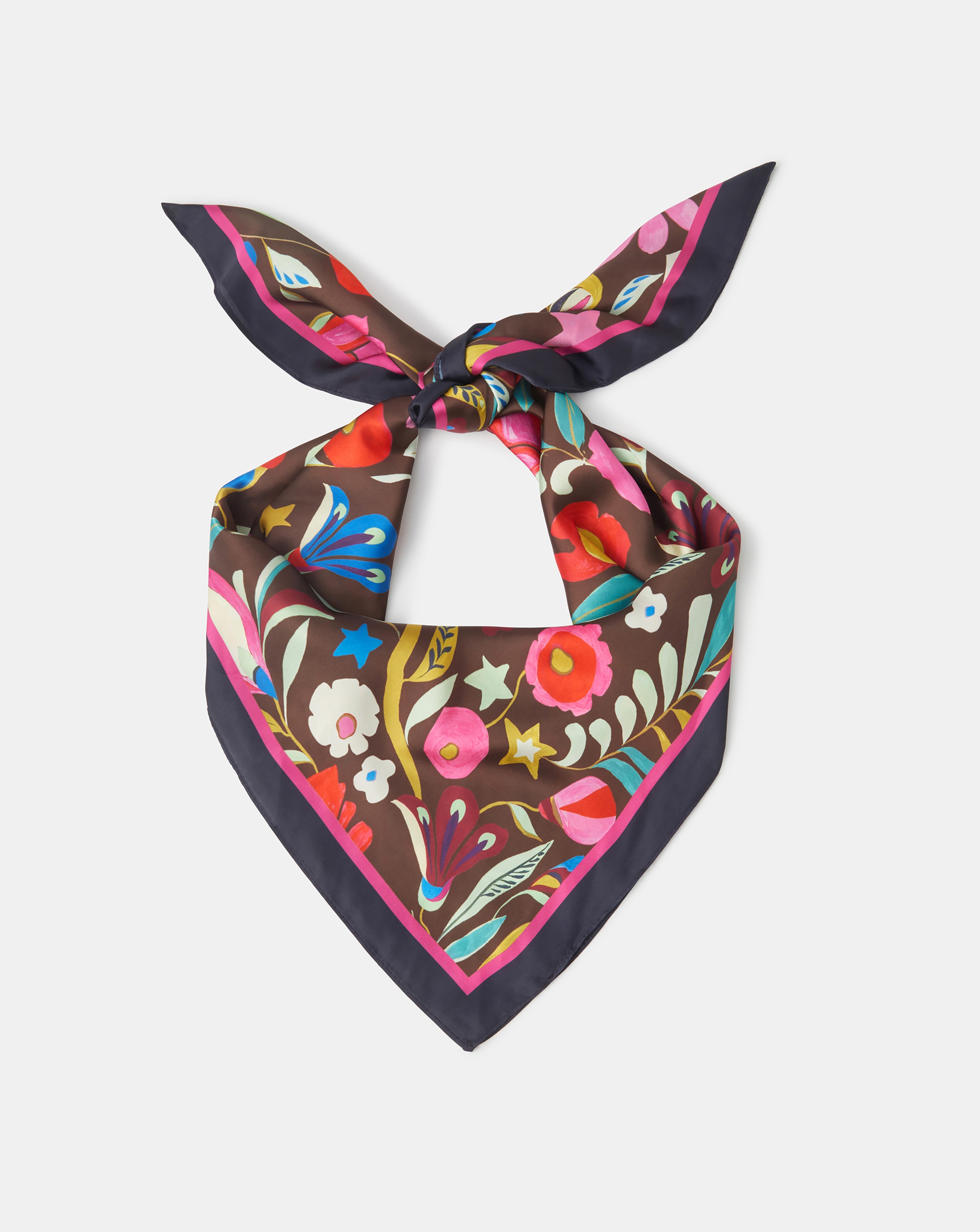 Accessorize Floral Print Square Scarf