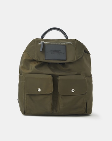 Accessorize Nylon Multi-Pocket Backpack