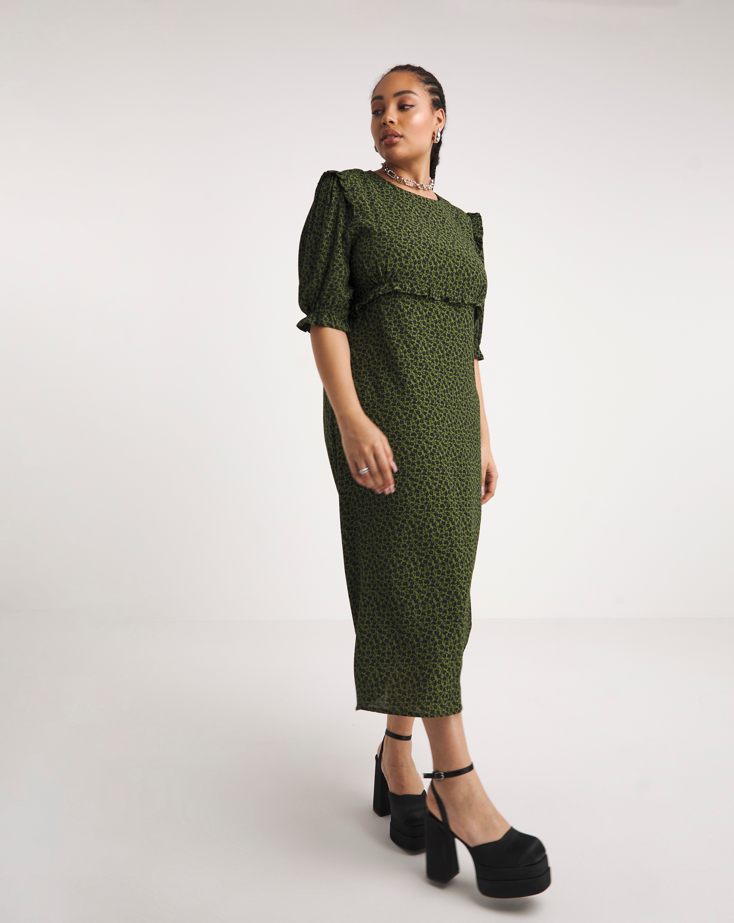 Nobody's Child Felicia Midi Dress