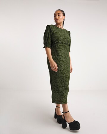Nobody's Child Felicia Crew Neck Midi Dress