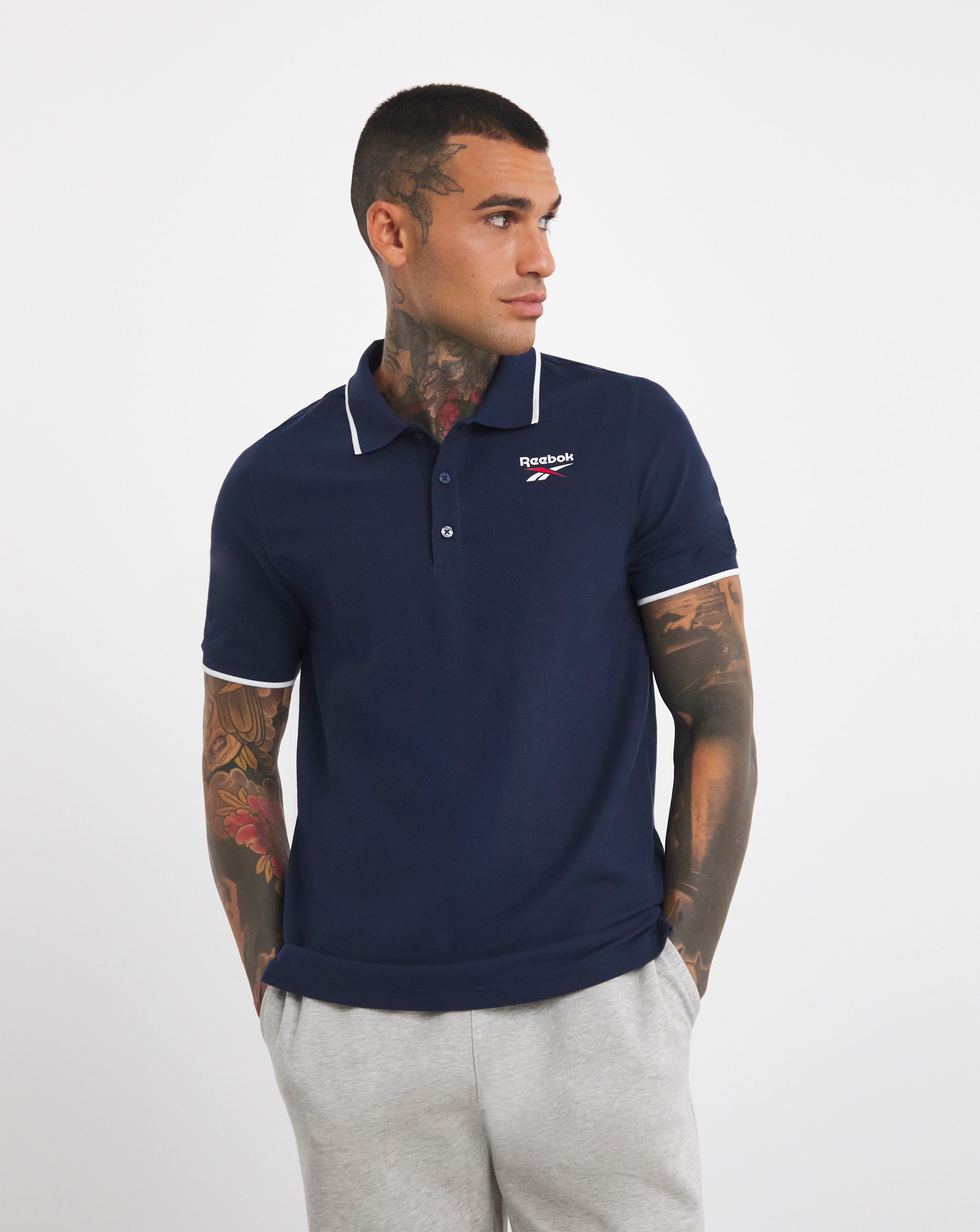 Reebok Left Chest Logo Polo