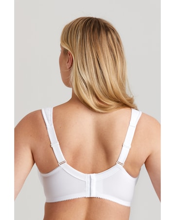 Miss Mary of Sweden Jacquard & Lace Underwired Bra White