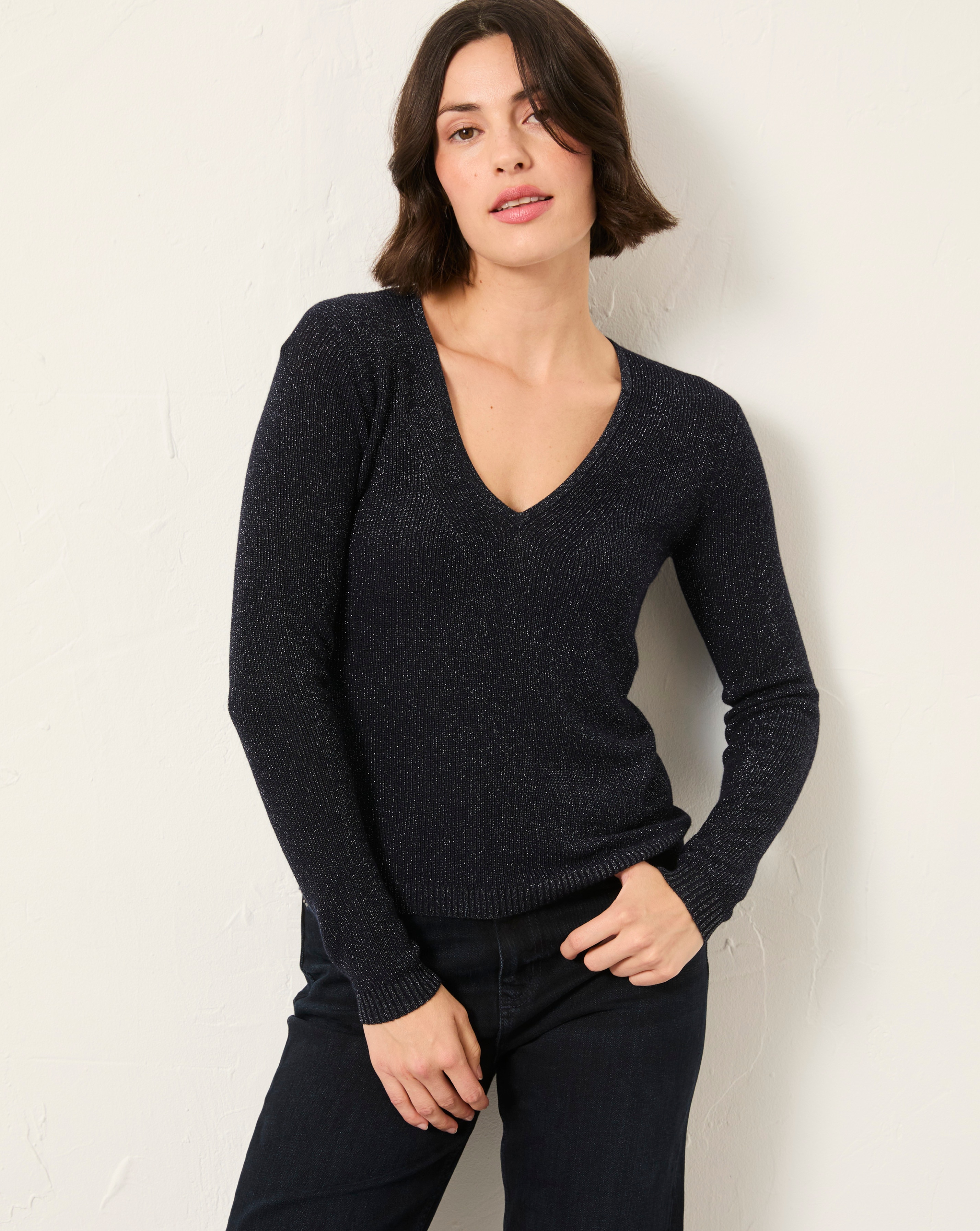 Fatface Ada Sparkle V Jumper