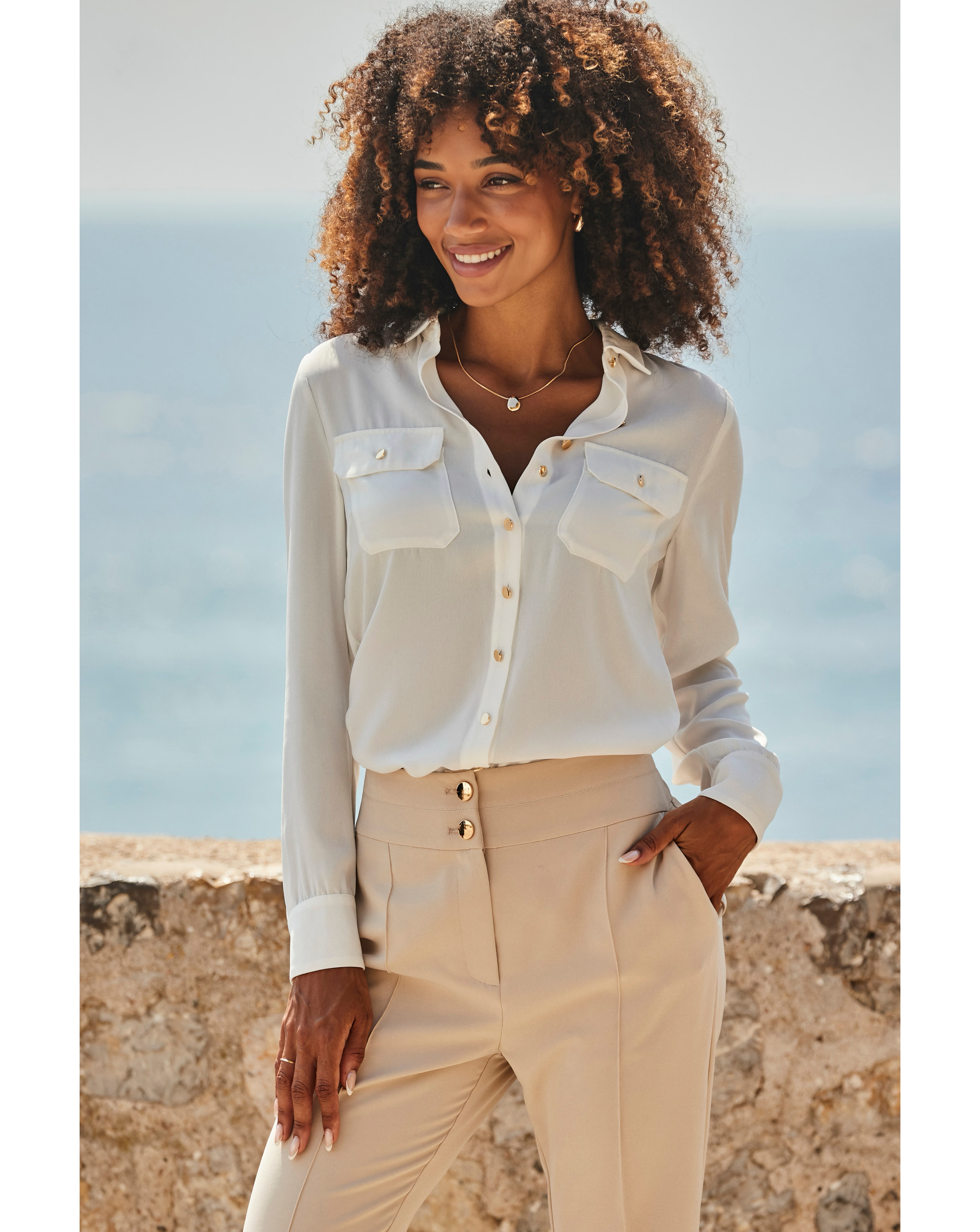 Sosandar Hardware Snaffle Detailed Shirt