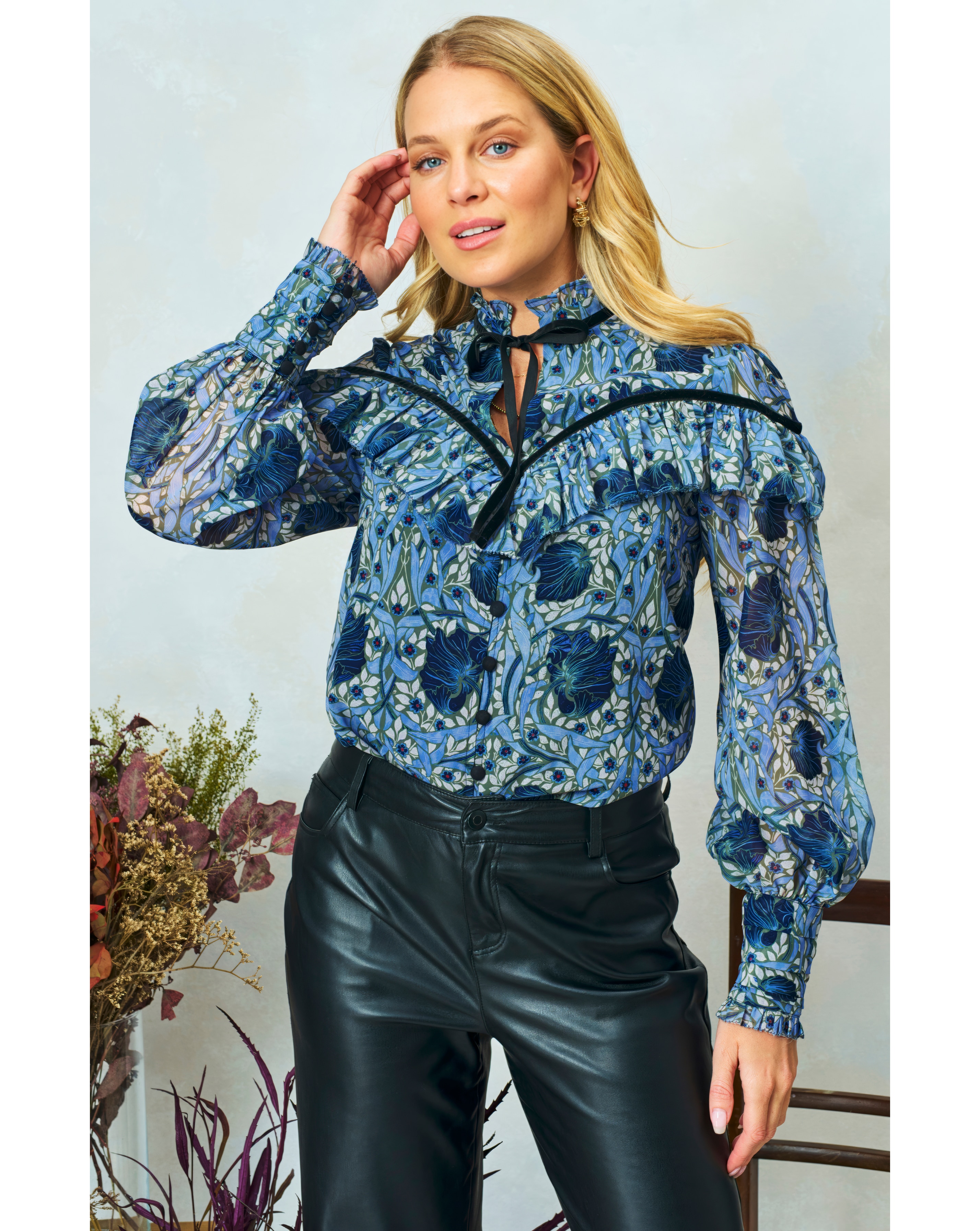 Hope & Ivy William Morris Society Blouse