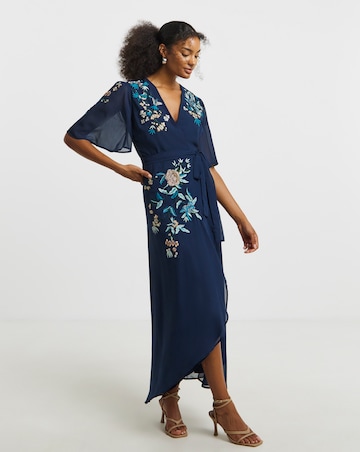 Hope & Ivy Catriona Wrap Dress