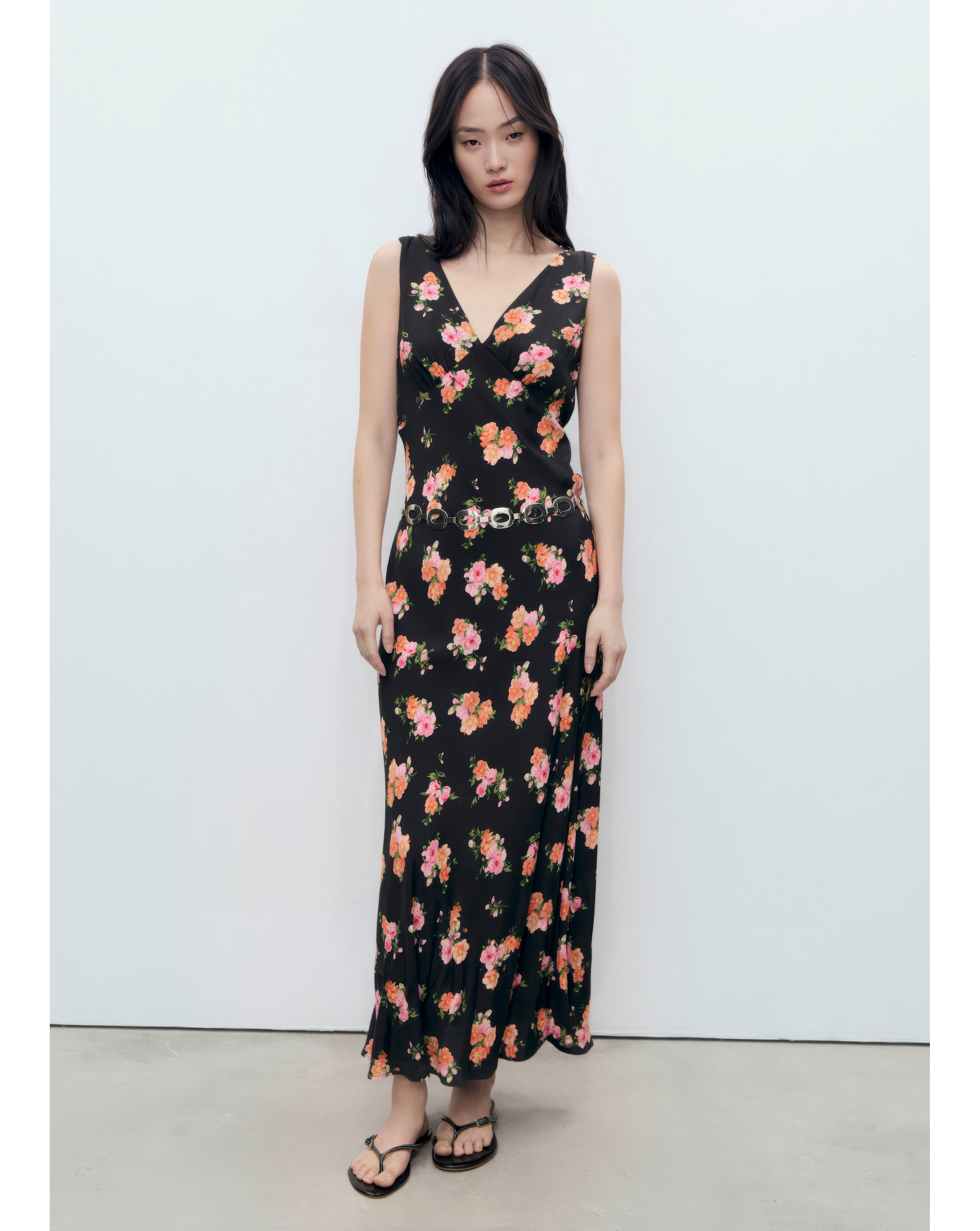 Mango Butterfly Midi Dress