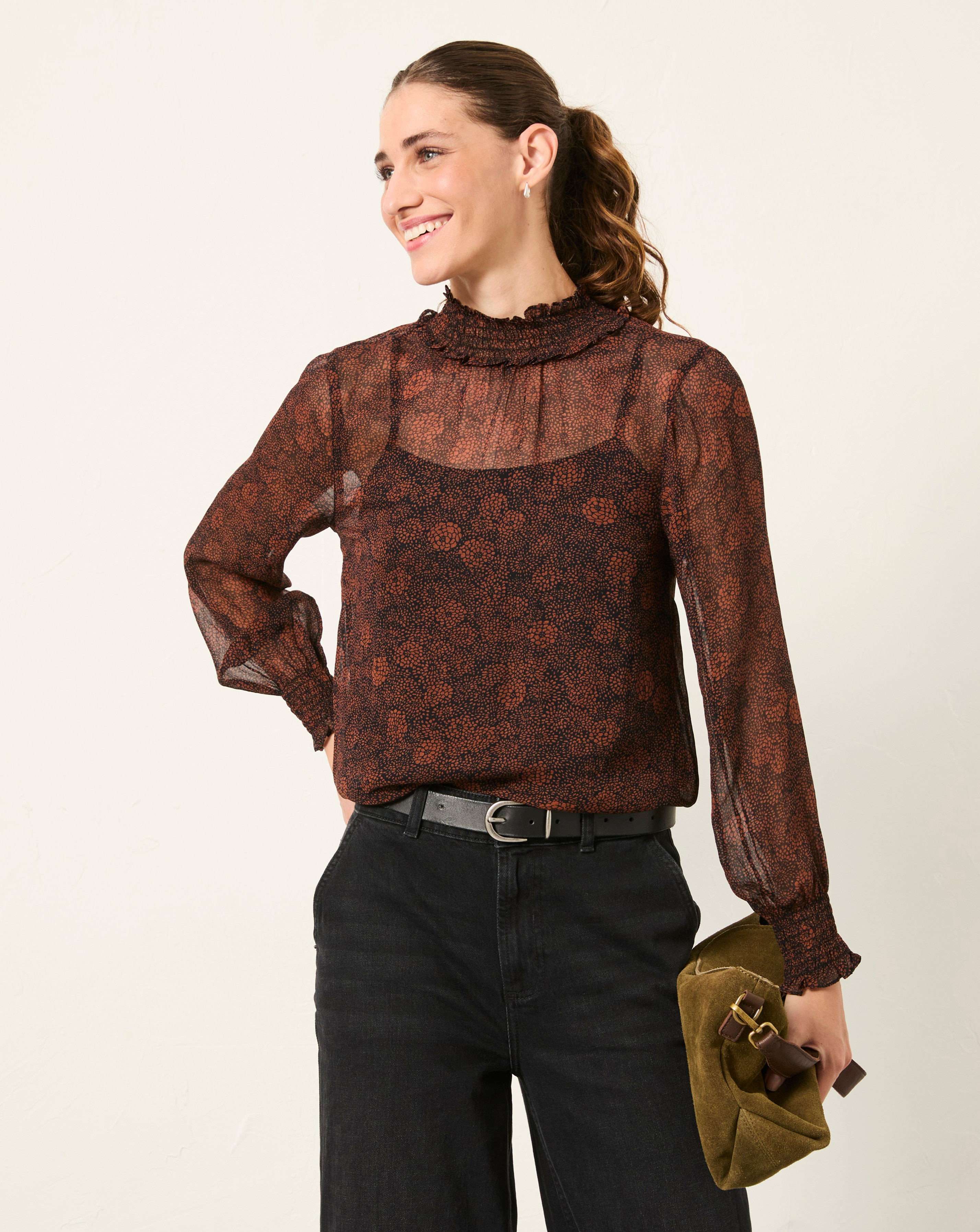 New In - Fatface Jaclyn Floral Blouse
