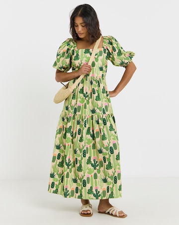 Twisted Wunder Cactus Midaxi Dress