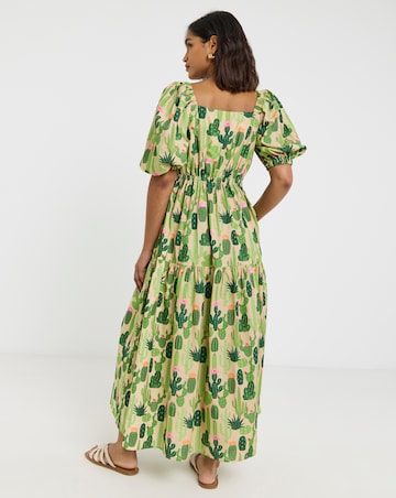 Twisted Wunder Cactus Midaxi Dress