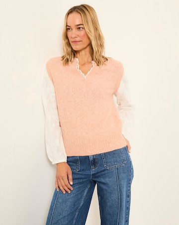 FatFace Lace 2 in 1 Knitted Vest