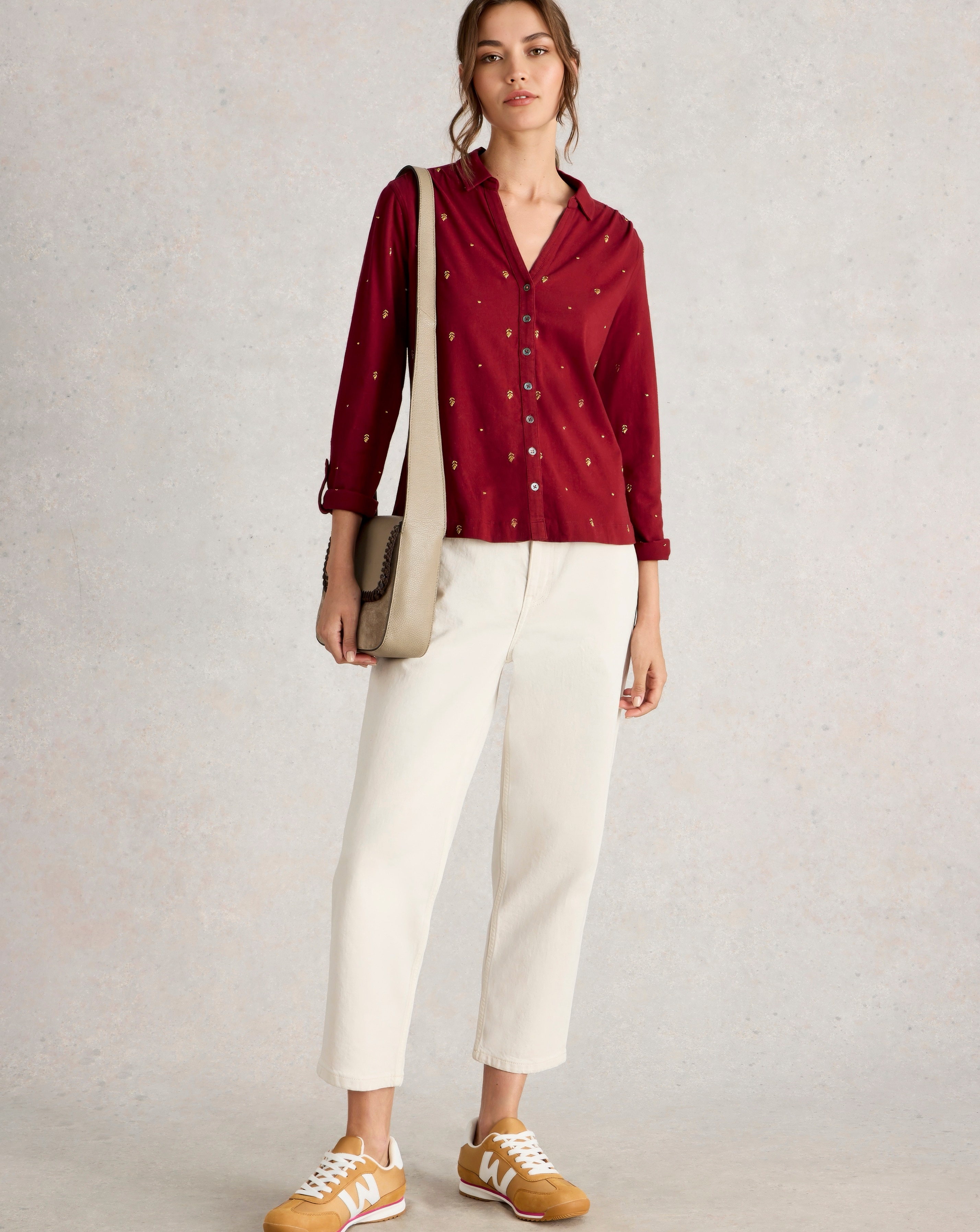 White Stuff Annie Embroidered Shirt