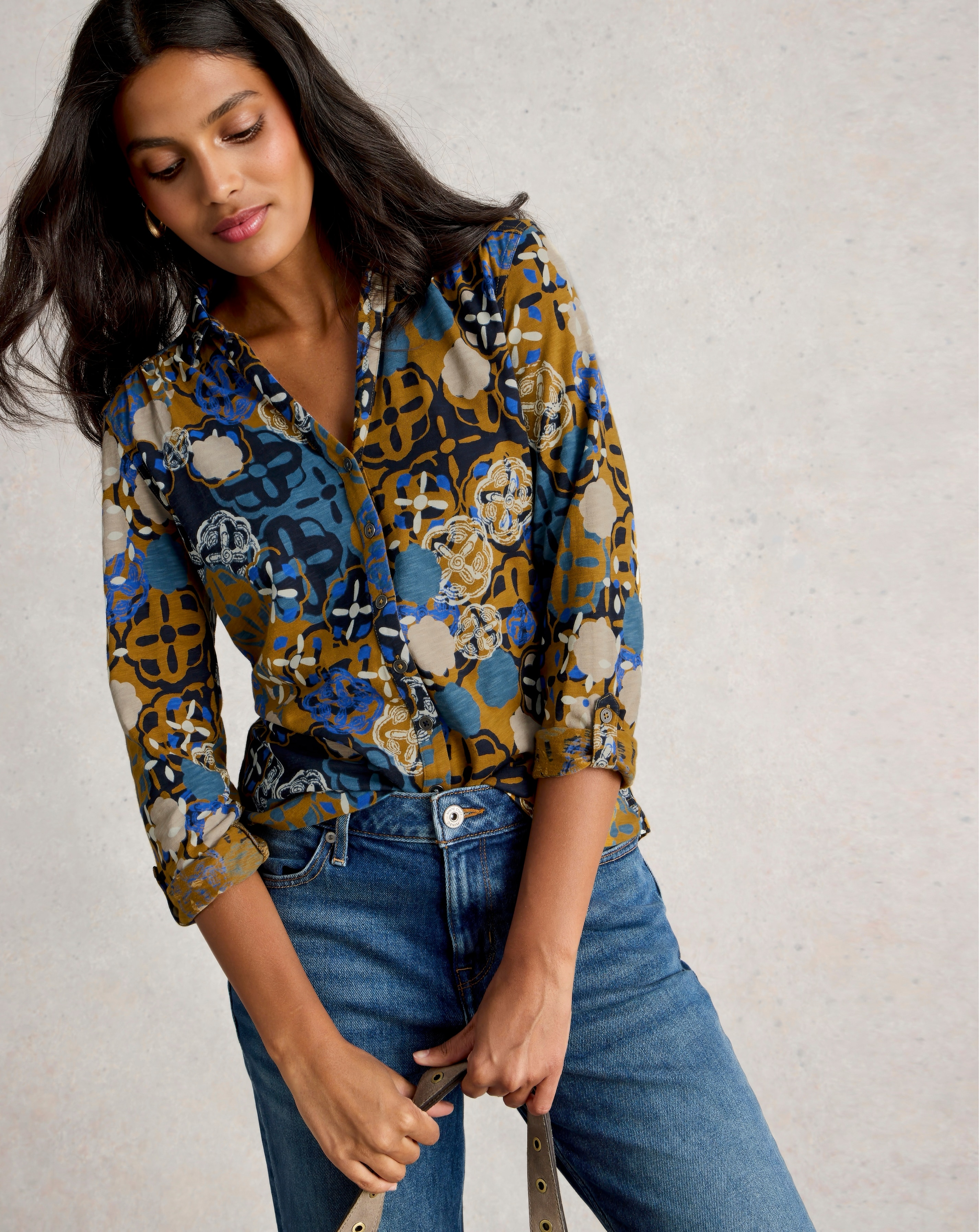 White Stuff Annie Jersey Shirt