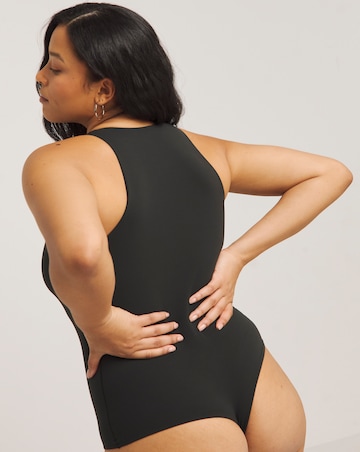 MAGISCULPT Light Control (2 Pack) Smoothing Racer Bodysuits Black/White