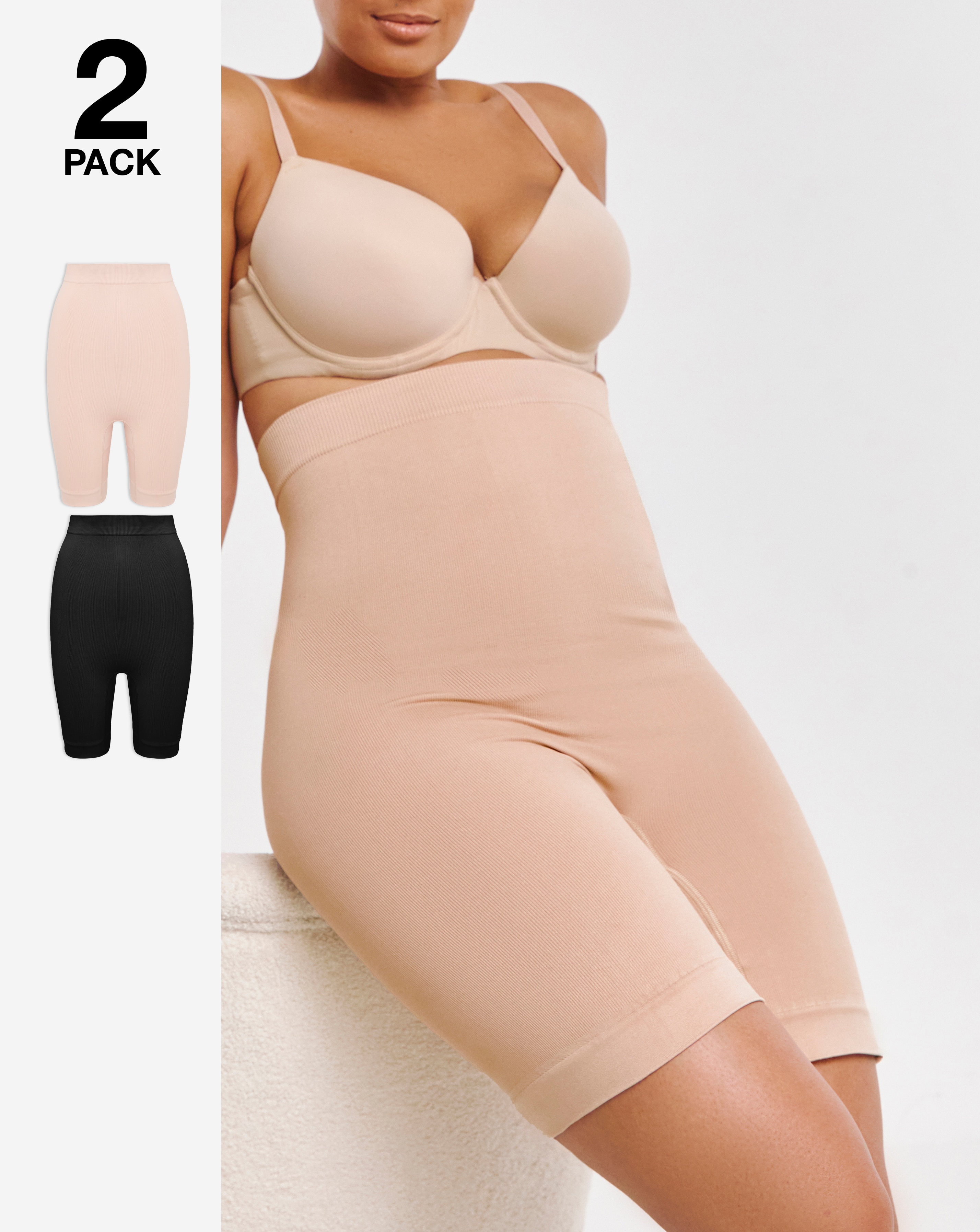 MAGISCULPT (2 Pack) Medium Control Updated Seamfree Thighshaper Briefs