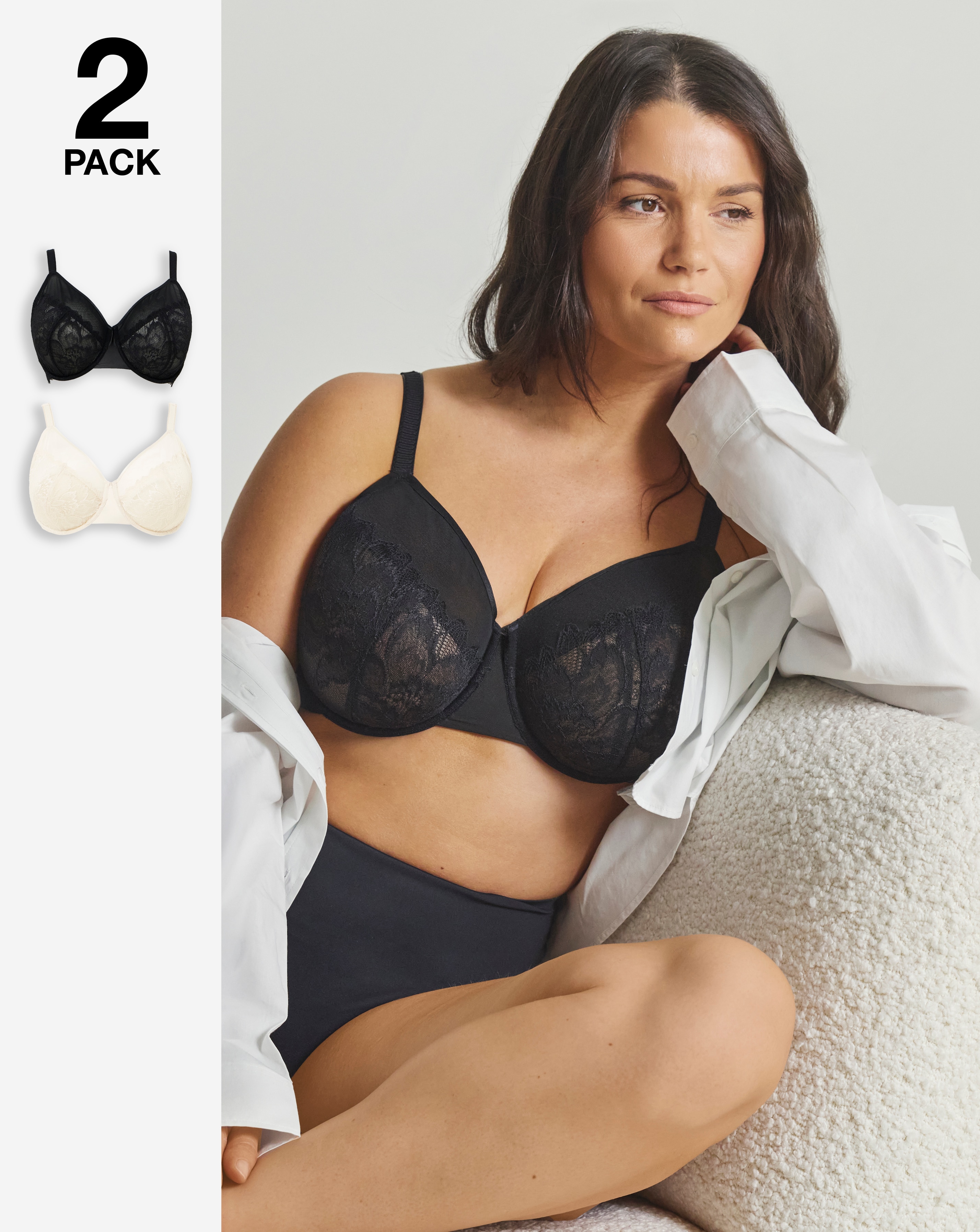 Pretty Secrets 2 Pack Willow Bras