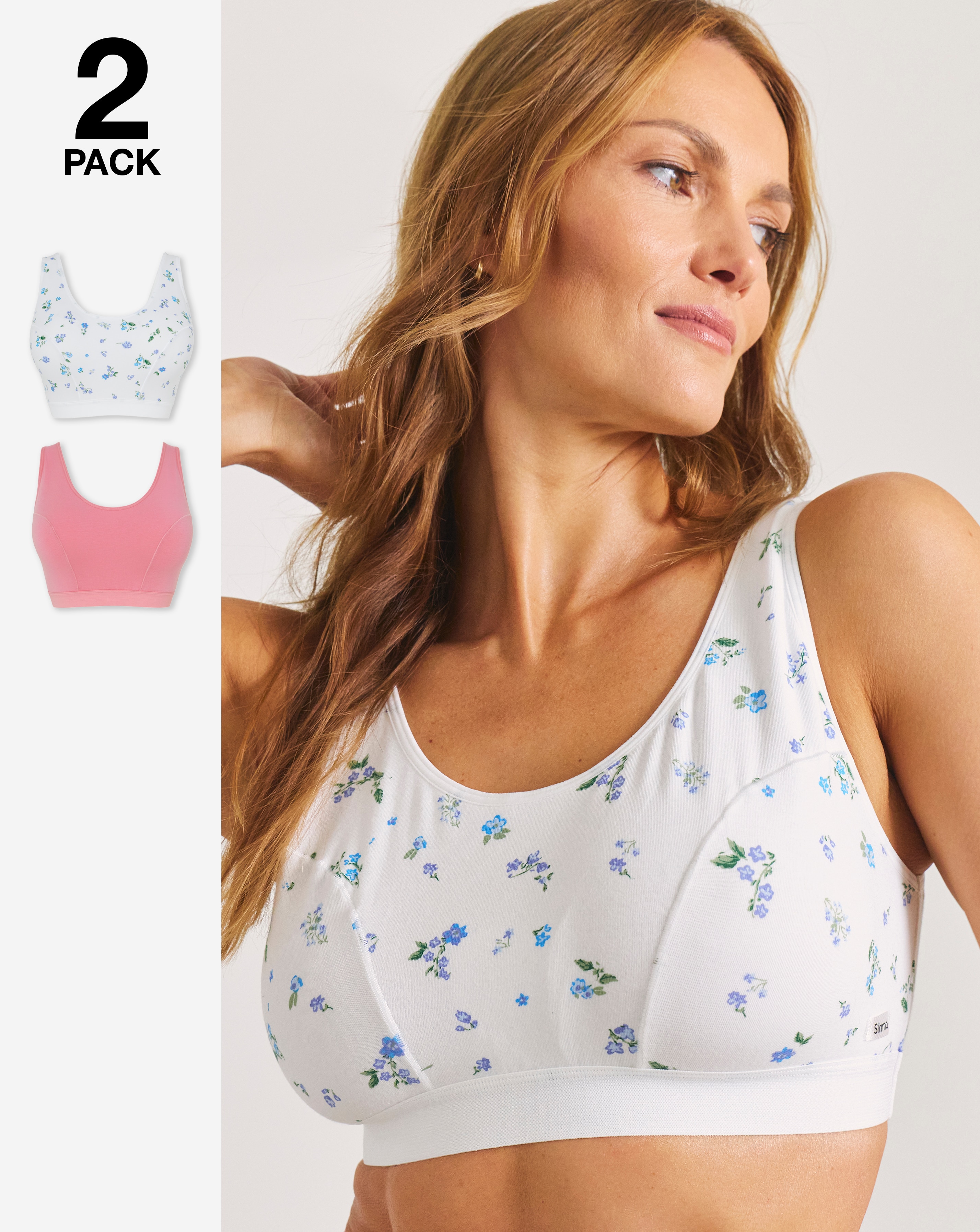 New In - 2 Pack Slimma Comfort Tops