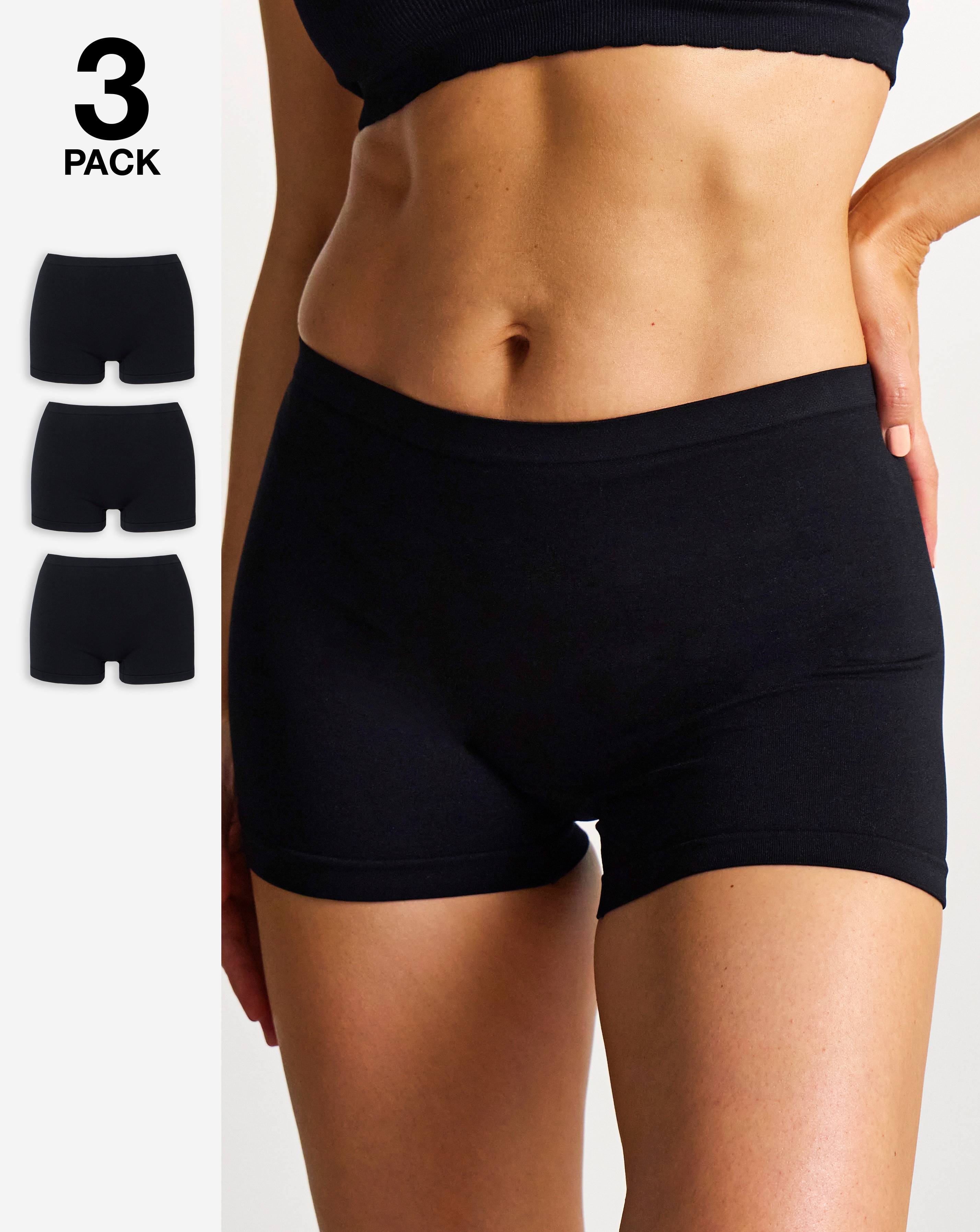 New In - 3Pack Seamfree Boy Shorts