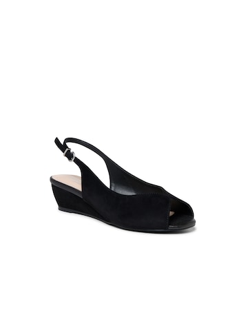 Paradox London Janine Wide E Fit Wedge Sandals