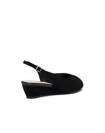 Paradox London Janine Wide E Fit Wedge Sandals