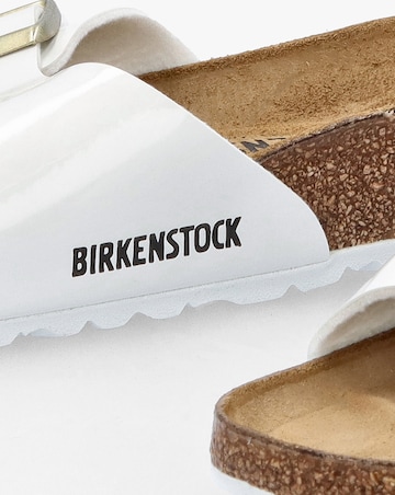 Birkenstock Madrid Birko-Flor Patent Mules Narrow Width
